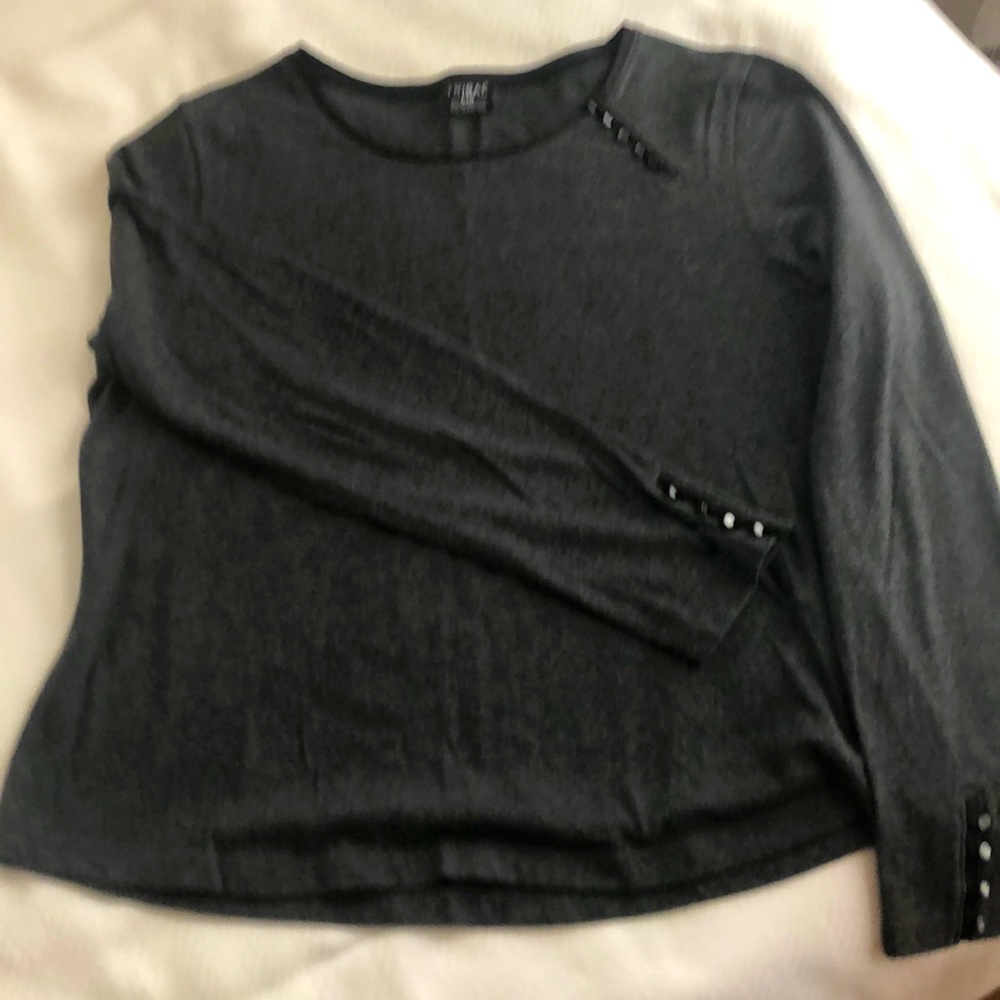 Tribal top with button detail